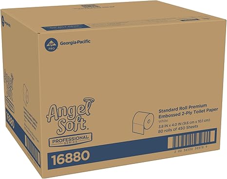 Georgia-Pacific Toilet Paper, 2-Ply, 80 Rolls, 450 Sheets/Roll (16880)