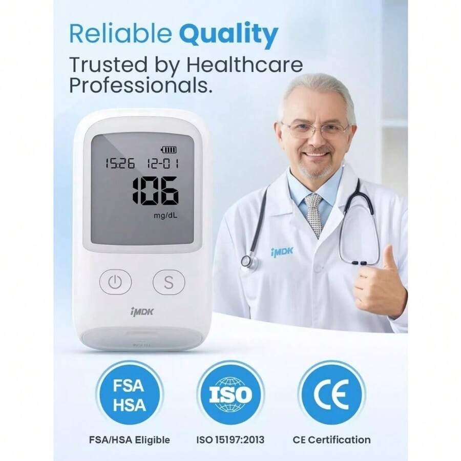 🔥Blood Glucose Meter Diabetes Test Kit🔥