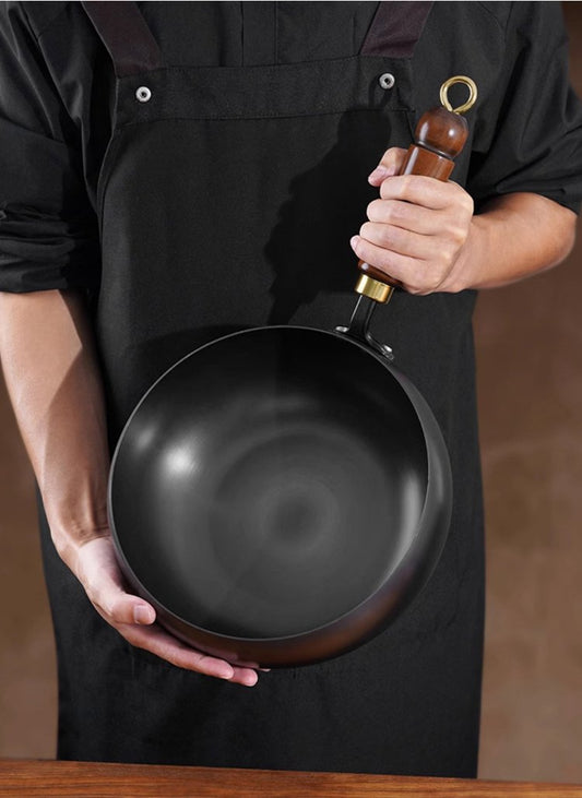 【化学コーティングなし、高耐久性】高品質鉄フライパン