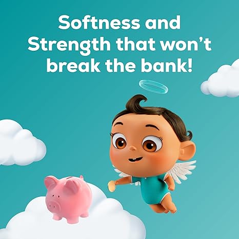 Toilet Paper, 16 Mega Rolls (=64 Regular), Soft & Strong