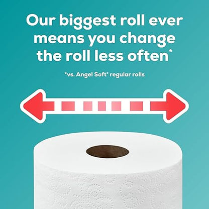 Toilet Paper, 16 Mega Rolls (=64 Regular), Soft & Strong