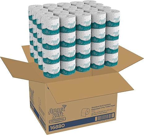 Georgia-Pacific Toilet Paper, 2-Ply, 80 Rolls, 450 Sheets/Roll (16880)