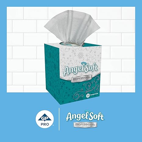 Professional 2-Ply Facial Tissue, 96 Sheets per Box, 36 Boxes