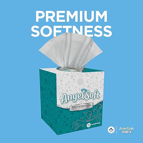 Professional 2-Ply Facial Tissue, 96 Sheets per Box, 36 Boxes