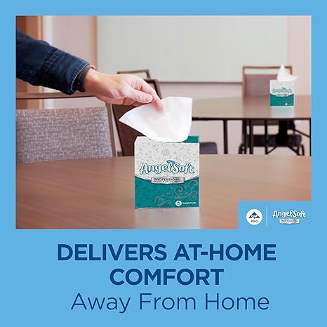 Professional 2-Ply Facial Tissue, 96 Sheets per Box, 36 Boxes