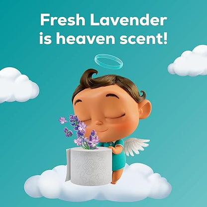 Toilet Paper Lavender Scent, 48 Mega Rolls (=192 Regular Rolls)