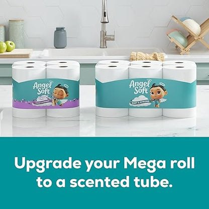 Toilet Paper, 16 Mega Rolls (=64 Regular), Soft & Strong