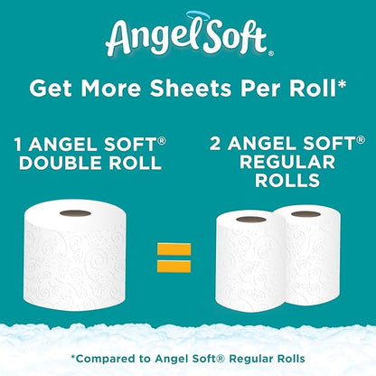 Toilet Paper Bath Tissue, 48 Double Rolls, 260+ 2-Ply Sheets Per Roll