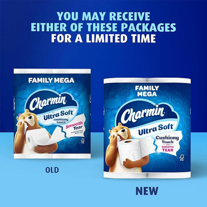 Ultra Soft Toilet Paper, 6 Family Mega Rolls (=30 Regular Rolls)