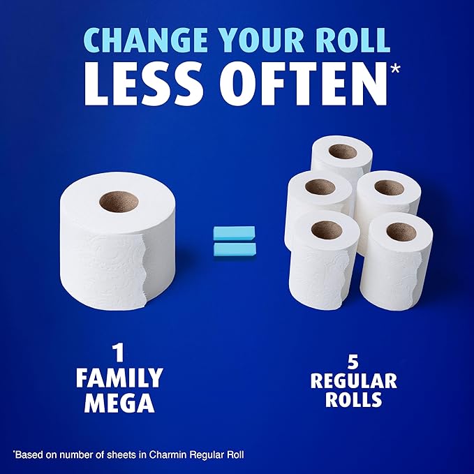 Ultra Soft Toilet Paper, 6 Family Mega Rolls (=30 Regular Rolls)